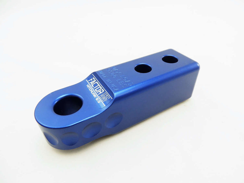 Factor 55 HitchLink 2.0 Receiver Shackle Mount 2 Inch Receivers Blue