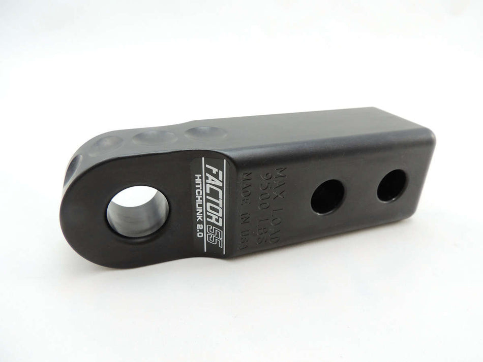 Factor 55 HitchLink 2.0 Receiver Shackle Mount 2 Inch Receivers Black