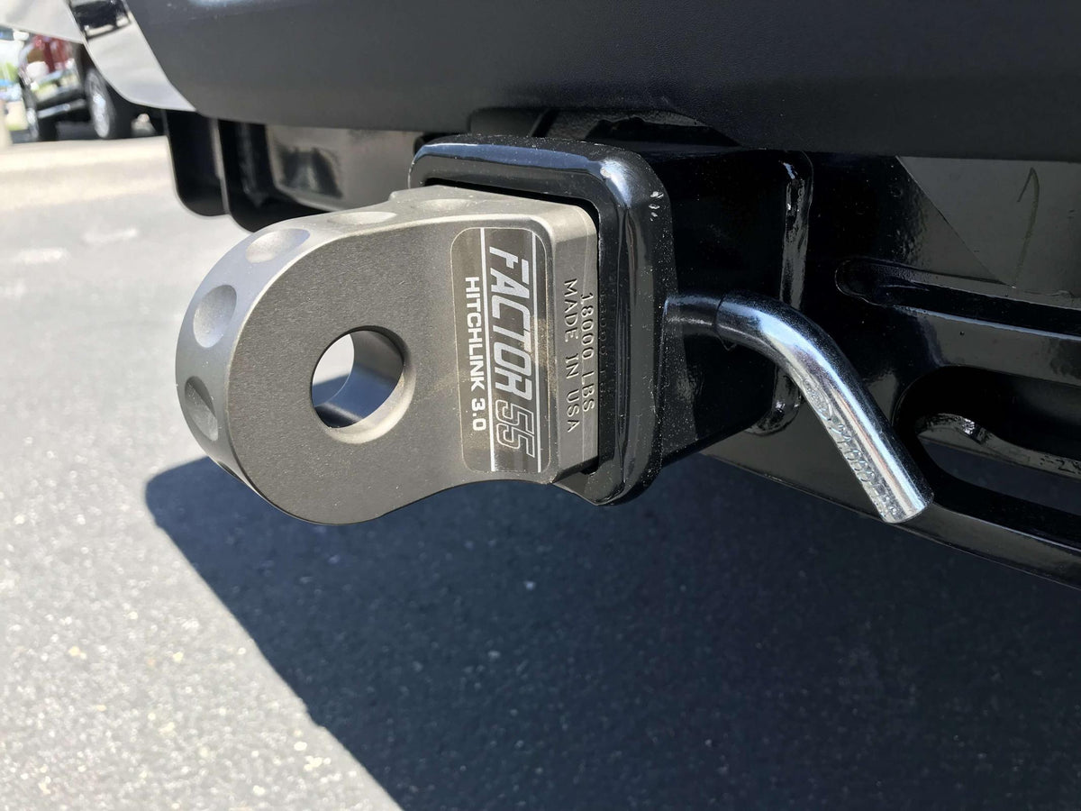 Factor 55 HitchLink 3.0 Receiver Shackle Mount 3 Inch Receivers Anodized Gray