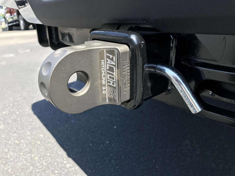 Factor 55 HitchLink 3.0 Receiver Shackle Mount 3 Inch Receivers Anodized Gray