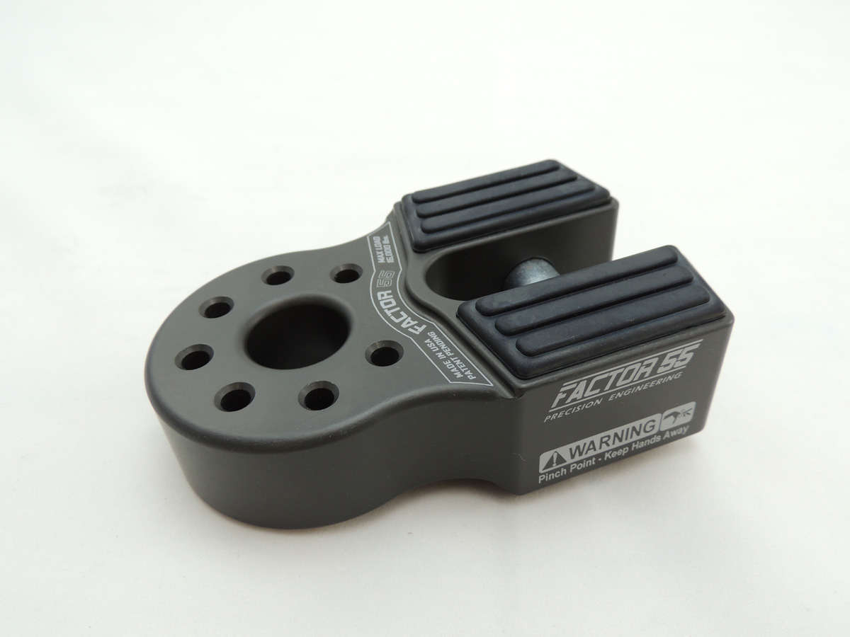 Factor 55 FlatLink Winch Shackle Mount Assembly Gray