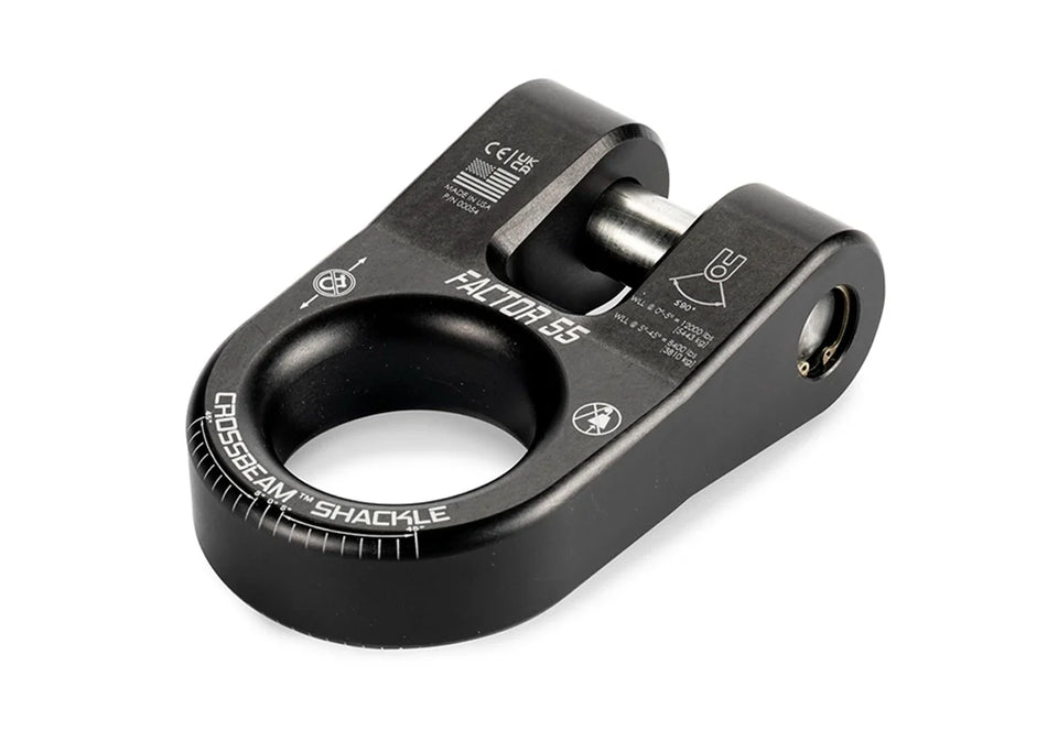 Factor 55 Crossbeam Shackle Black