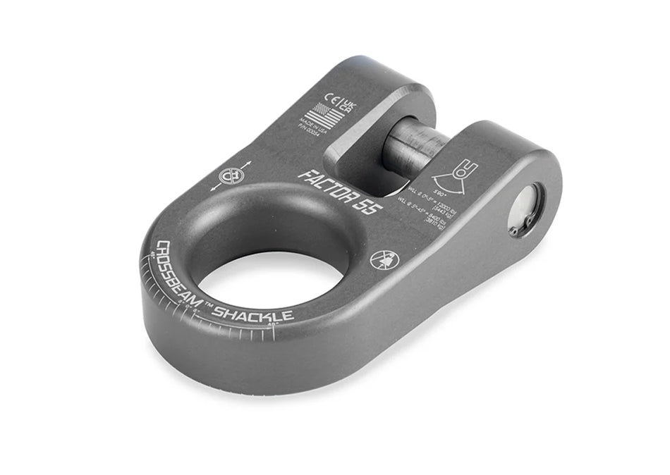 Factor 55 Crossbeam Shackle Gray