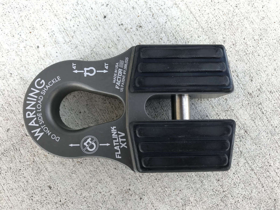 Factor 55 FlatLink XTV Winch Shackle Mount Red