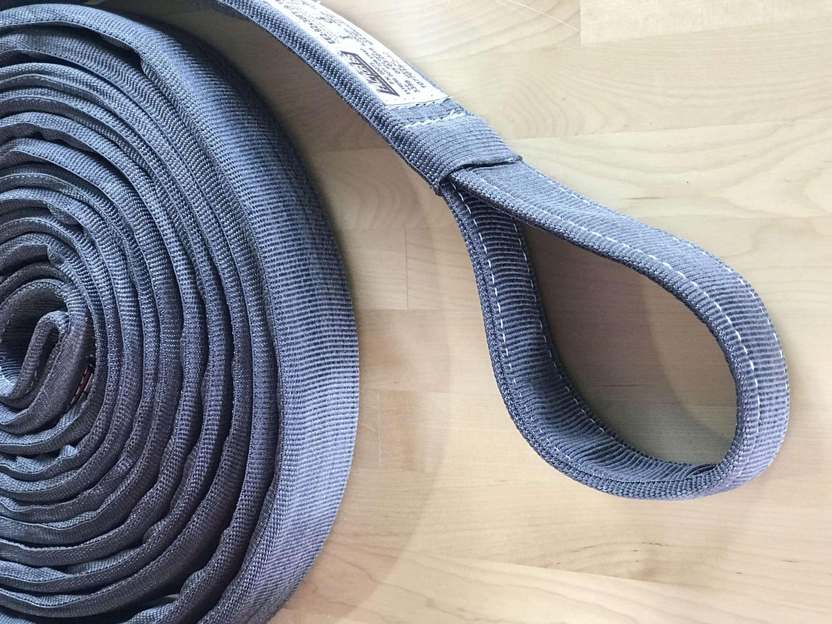 Factor 55 30 Foot Tow Strap Extreme Duty 30 Foot x 2 Inch Gray
