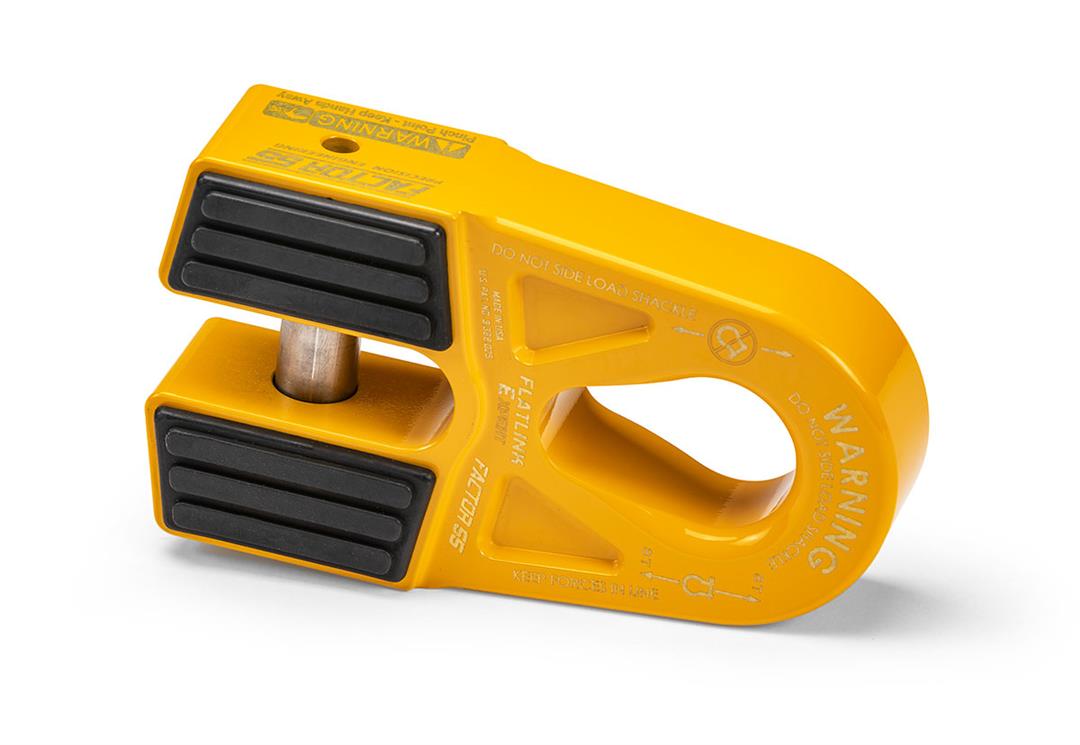Factor 55 FlatLink Expert Closed Winch Shackle Mount Yellow