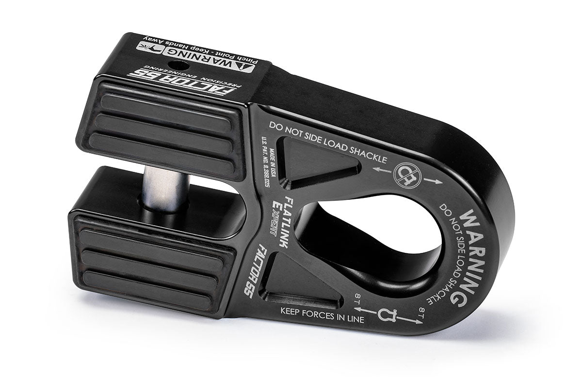 Factor 55 FlatLink Expert Closed Winch Shackle Mount Black