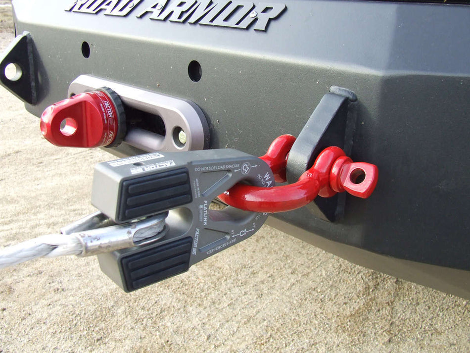 Factor 55 FlatLink E Expert Version Winch Shackle Mount Assembly Anodized Gray