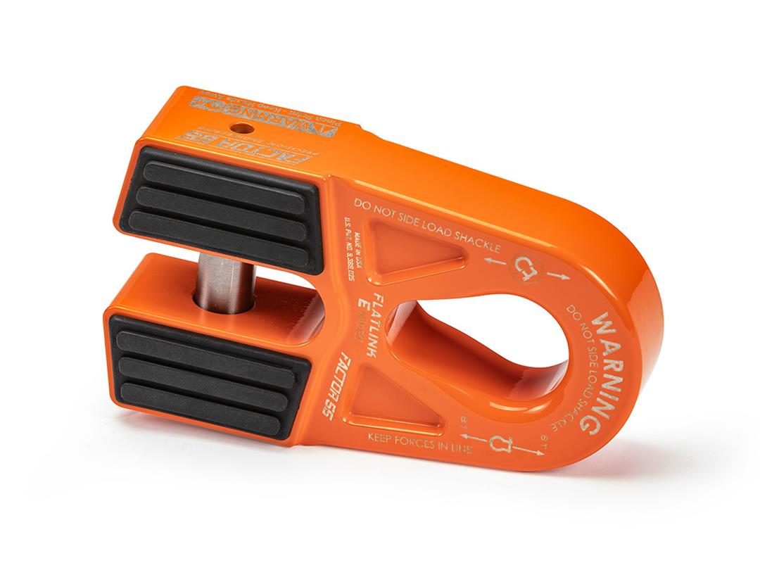 Factor 55 FlatLink Expert Closed Winch Shackle Mount Orange