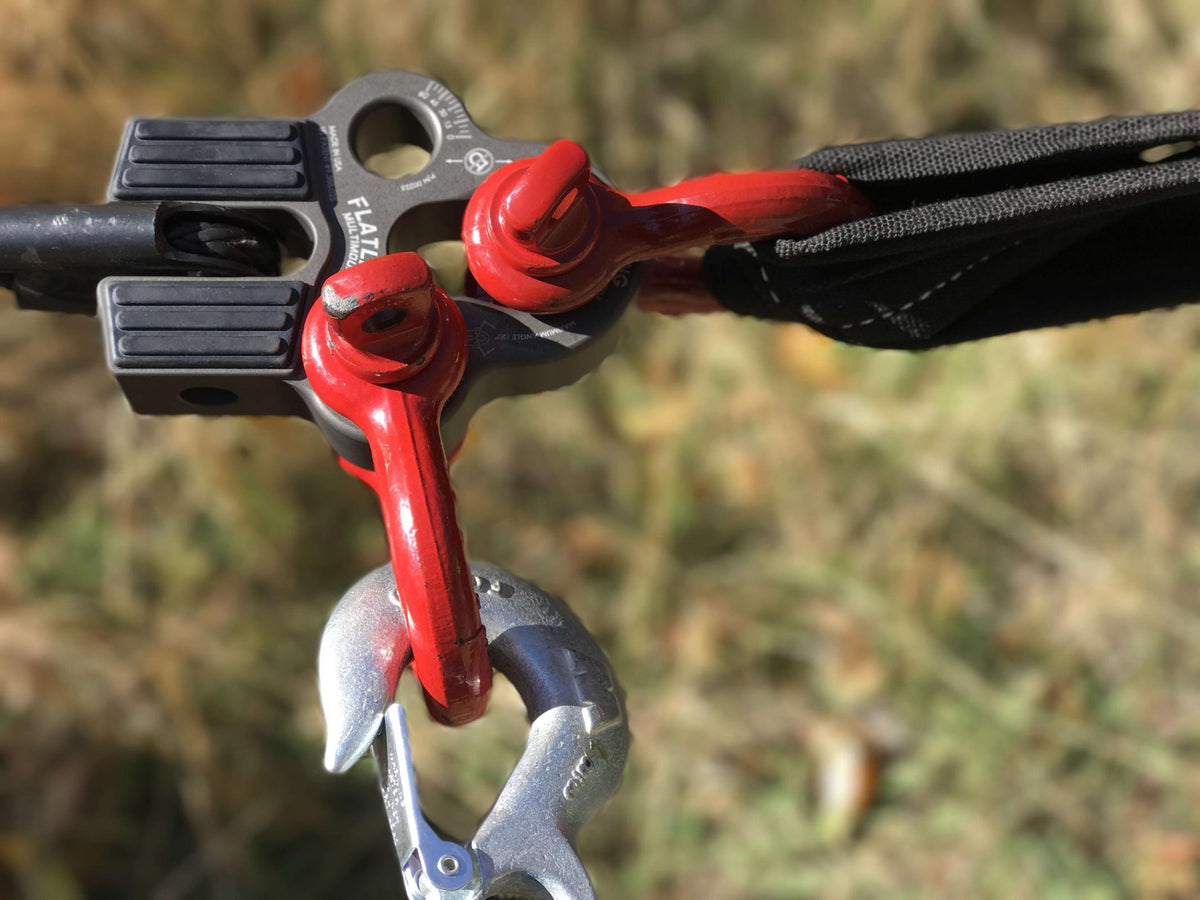 Factor 55 Winch Line Shackle Mount Foldable Flatlink Multimount Gray