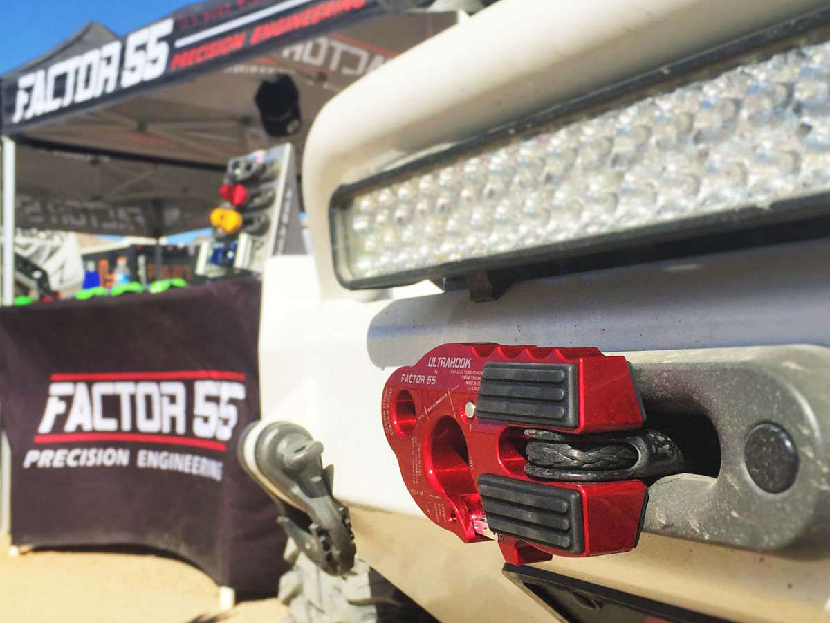 Factor 55 UltraHook Winch Hook W/Shackle Mount Gray