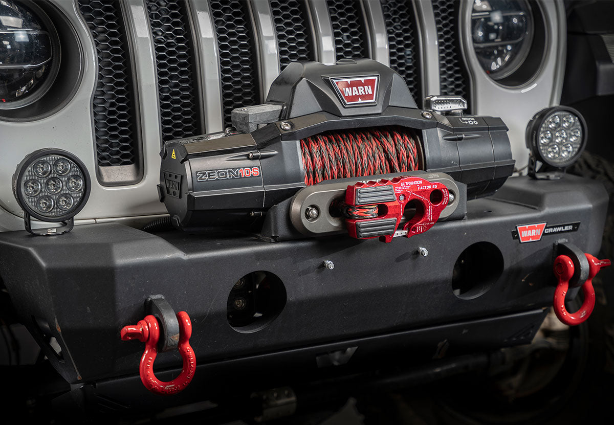 Factor 55 UltraHook Closed System Winch Shackle Mount Orange