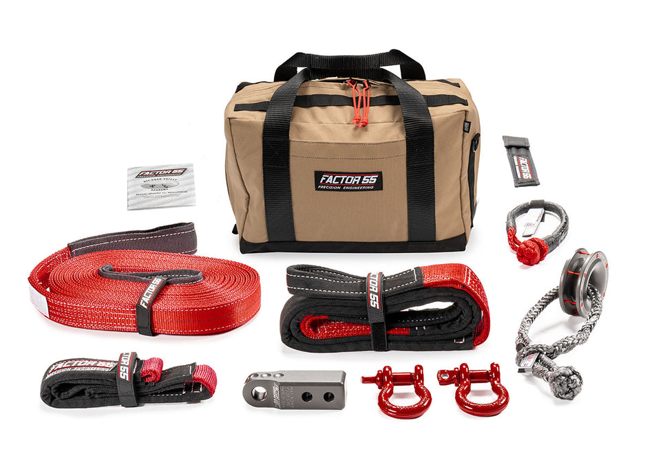 Factor 55 Vehicle Recovery Kit Sawtooth Gray -Medium