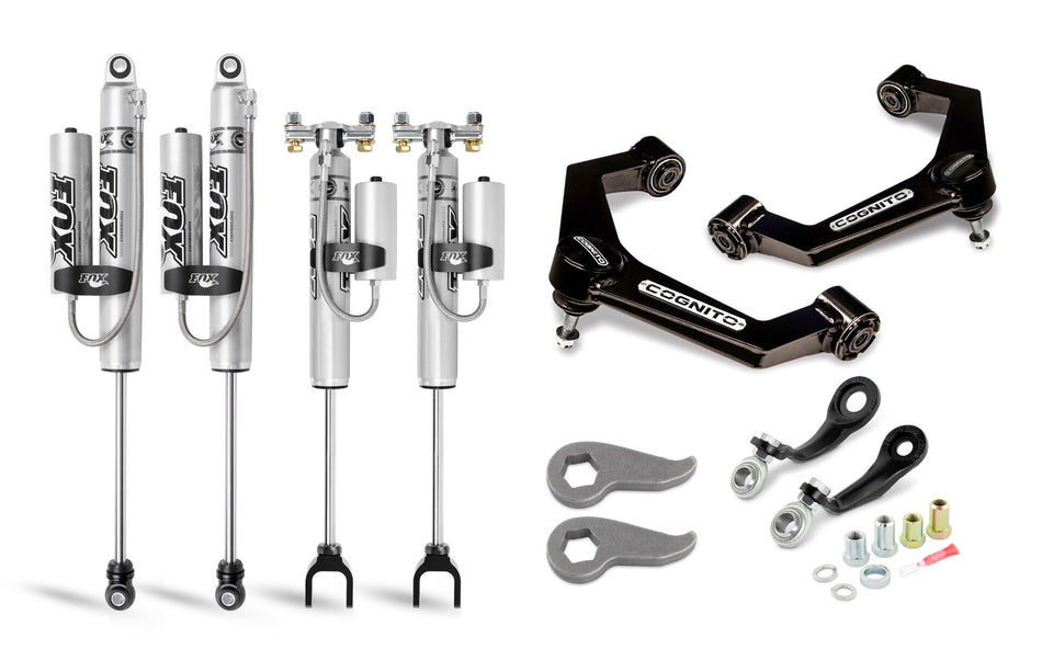 3-Inch Premier Leveling Kit with Fox Psrr 2.0 Shocks for 2020-2024 Silverado/Sierra 2500/3500 2WD/4WD Cognito