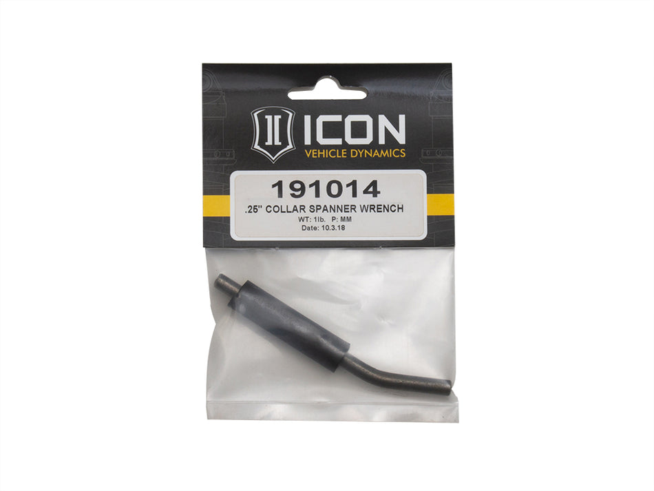 .25 Inch Collar Spanner Pin Wrench Icon Vehicle Dynamics
