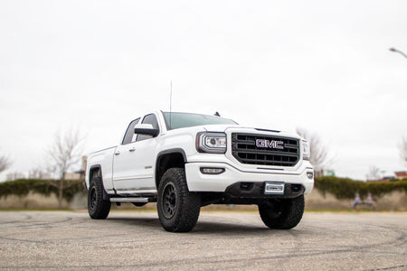 3-Inch Performance Leveling Kit With Fox 2.0 Ifp Shocks For 2014-2018 Silverado/ Sierra 1500 2WD/4WD With OEM Stamped Steel/ Cast Aluminum Control Arms Cognito