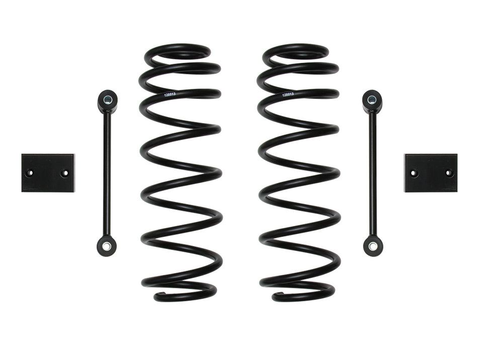 2018-2023 Jeep Wrangler JL 2.5 Inch Lift Rear Dual Rate Coil Spring Kit Icon Vehicle Dynamics