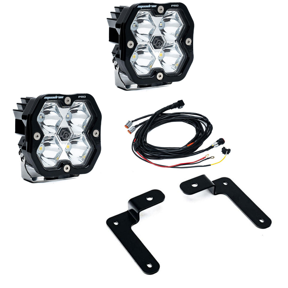 Squadron 2.0 Pro A-Pillar Light Kit Jeep 2018-26 Wrangler JL 2020-26 Gladiator JT Baja Designs