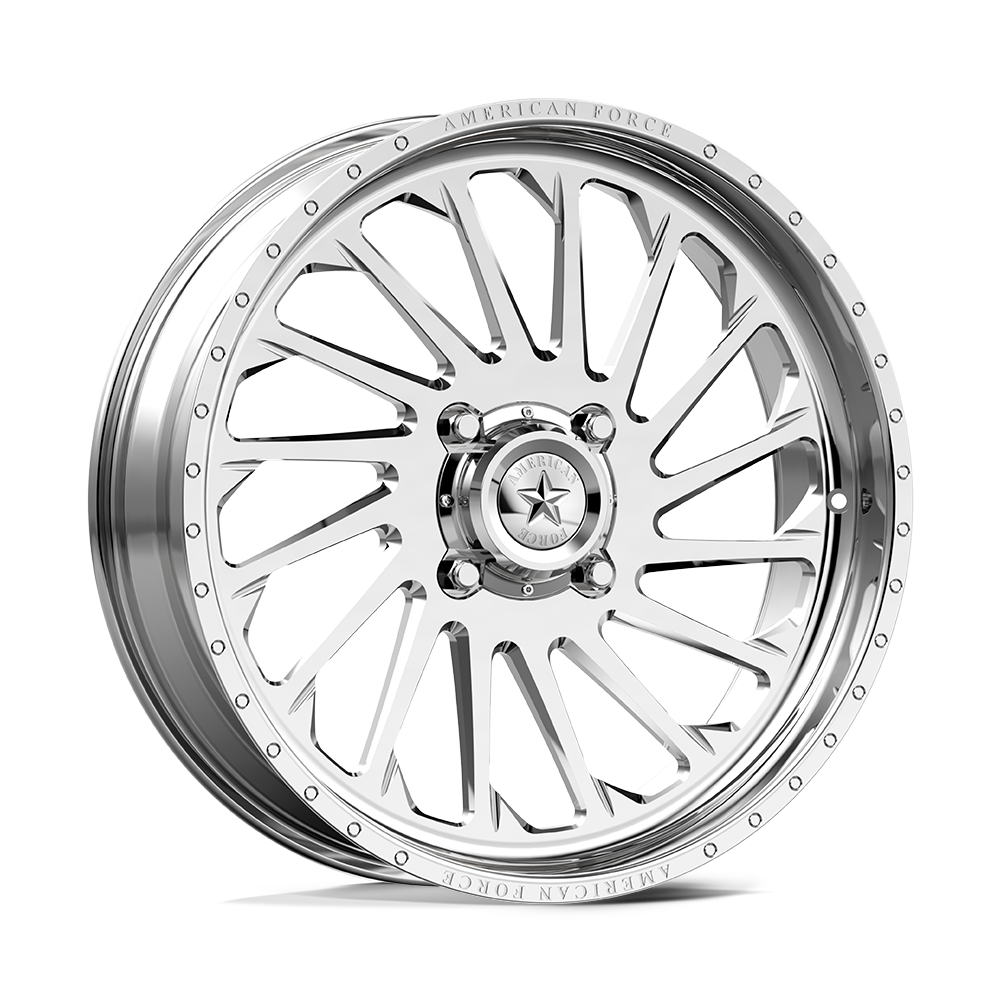 American Force Shredder SS UTV 20x7 Polished Wheel - 5x114.3, 0mm Offset