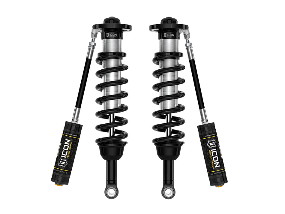 2022-2024 Toyota Tundra 5-6 Inch Lift Front V.S. 2.5 Series Coilover Kit Remote Reservoir Pair Icon Vehicle Dynamics