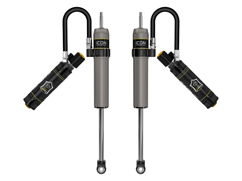 2017-2025 Ford F-250/F-350 Super Duty 4WD 0-2.5 Inch Lift Front V.S. 2.5 Aluminum Series Shock Absorbers Remote Reservoir W/ CDEV Pair Icon Vehicle Dynamics