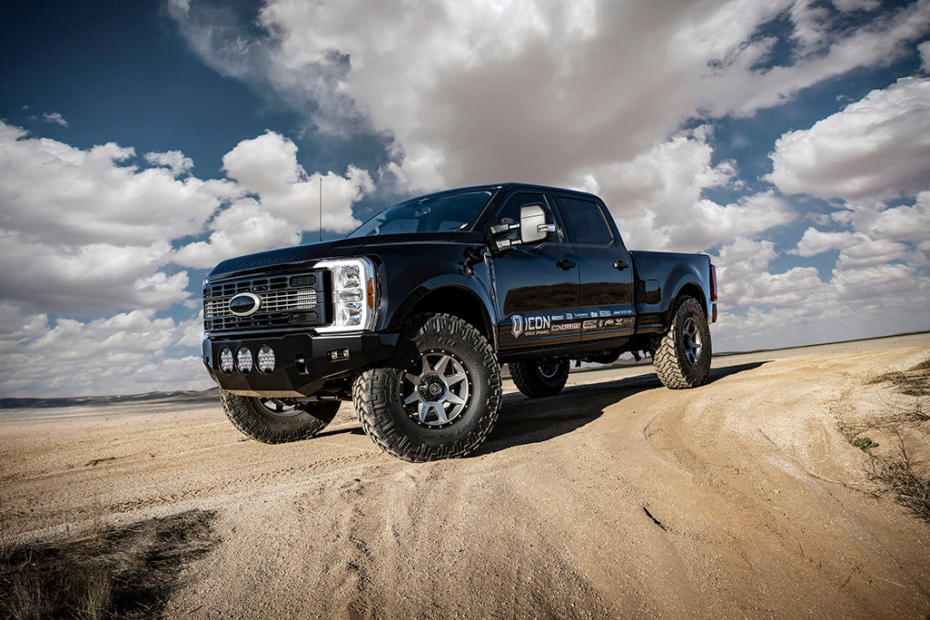 2023-2025 Ford F-250/F-350 Super Duty 4WD 4.5 Inch Lift Front V.S. 2.5 Aluminum Series Shocks Remote Reservoir W/ CDCV Pair Icon Vehicle Dynamics
