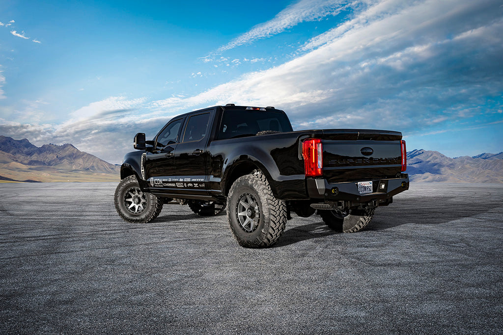 2023-2025 Ford F-250/F-350 Super Duty 4WD 4.5 Inch Lift Front V.S. 2.5 Aluminum Series Shocks Remote Reservoir W/ CDCV Pair Icon Vehicle Dynamics