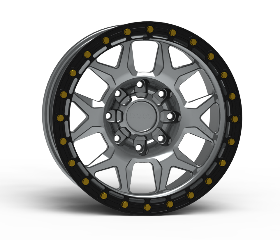 G700 Simulated Beadlock Wheel 17x8.5" 8 Lug