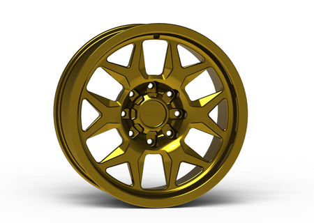 G700 20x10" Smooth Lip NonBeadlock Wheel  8lug