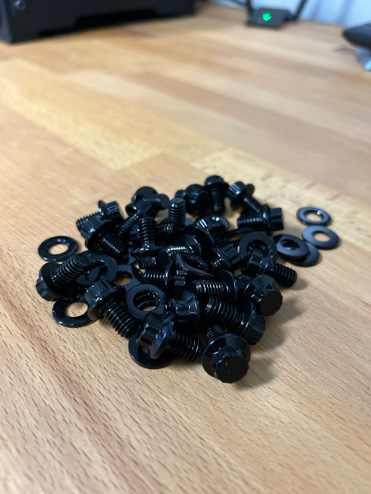BLACK ECOAT ARP 12PT SS SIMULATED BEADLOCK BOLT KIT