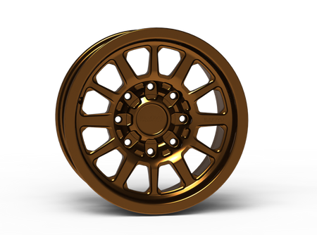 G600 17x8.5" Smooth Lip NonBeadlock Wheel