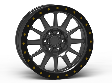 G600 Beadlock 18x9.0" 5/6 Lug RACE DRILLED