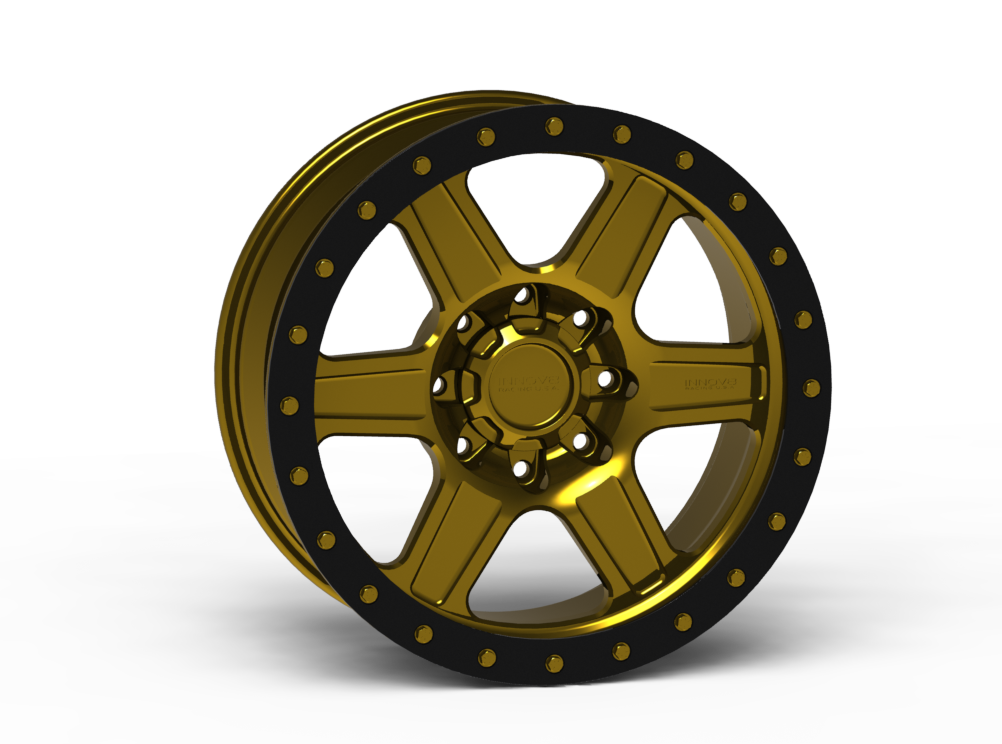 G400 Simulated Beadlock 20x10.0" 8 Lug
