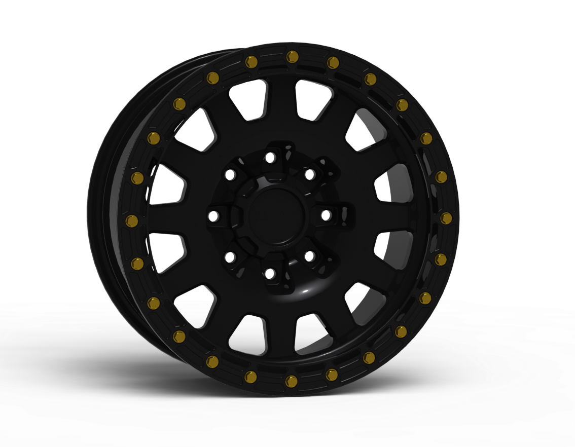 G900 Simulated Beadlock Wheel 17x8.5" 8 Lug