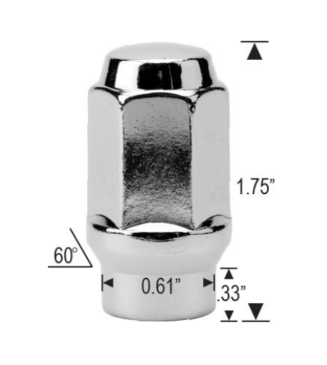 ET LUG NUT 12x1.5 1.75 LONG 3/4" HEX