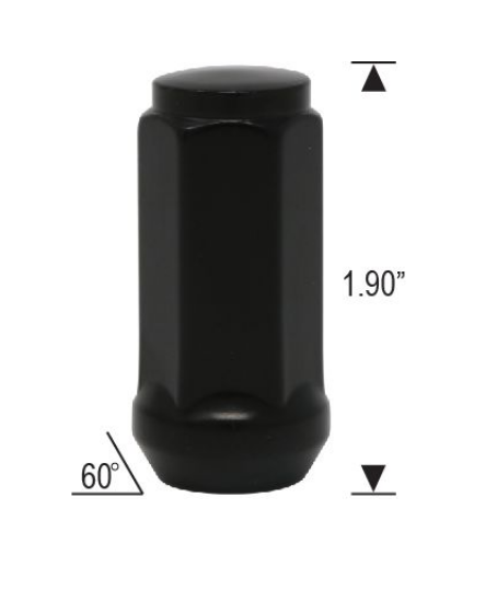 LUG NUT 9/16"-18 1.90 LONG 3/4" HEX