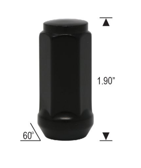 LUG NUT 9/16"-18 1.90 LONG 3/4" HEX