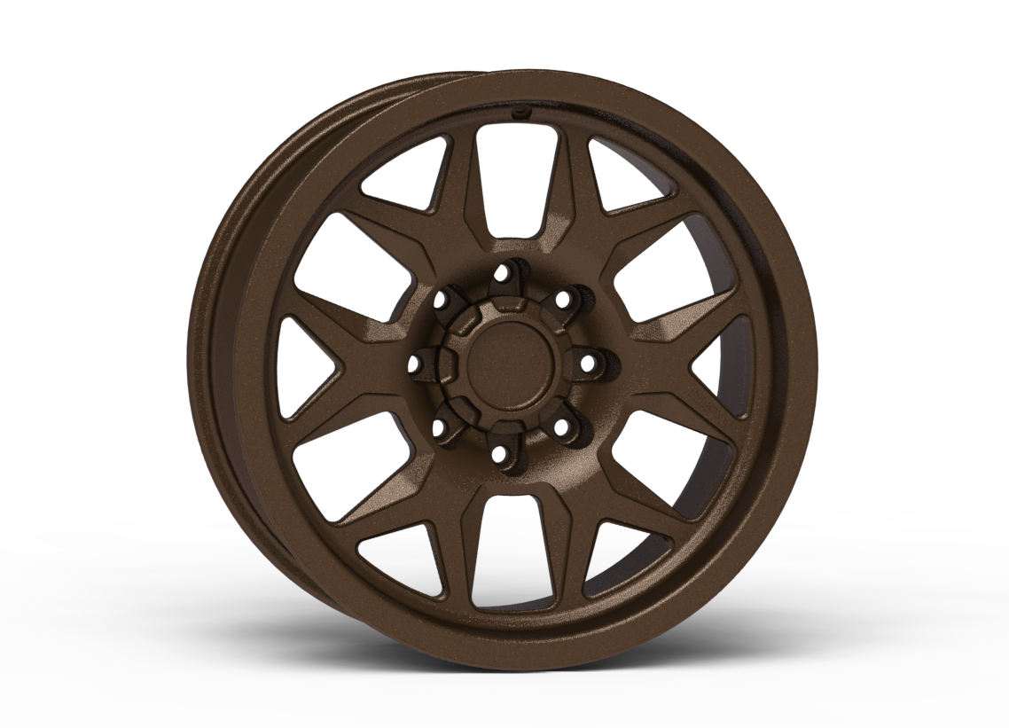 G700 20x10" Smooth Lip NonBeadlock Wheel  8lug