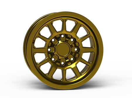 G600 18x9" Smooth Lip NonBeadlock Wheel