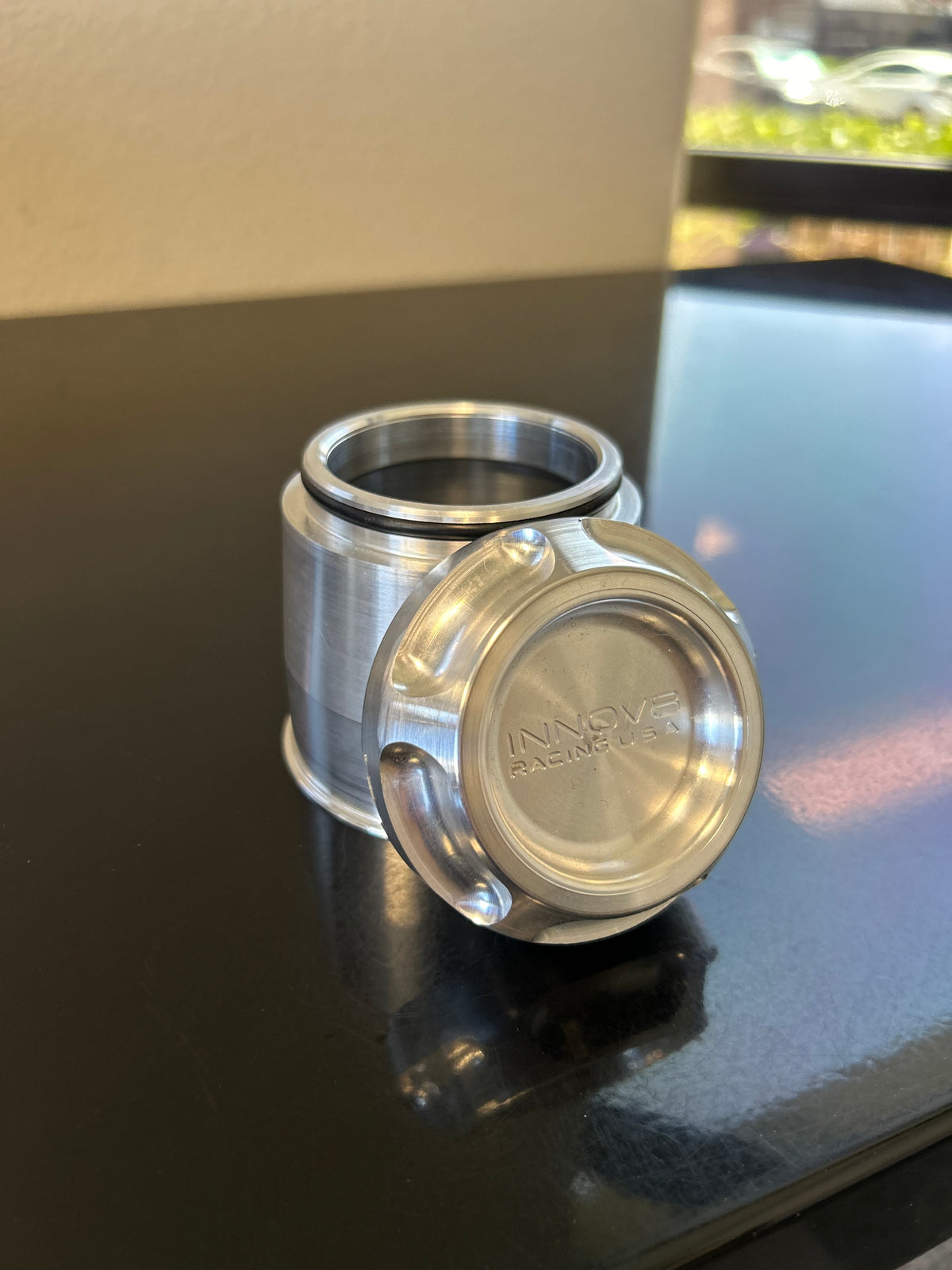 2 Piece Billet Center Cap for 3.190" Bore Trailer Wheels
