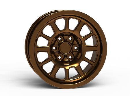 G600 17x8.5" Smooth Lip NonBeadlock Wheel