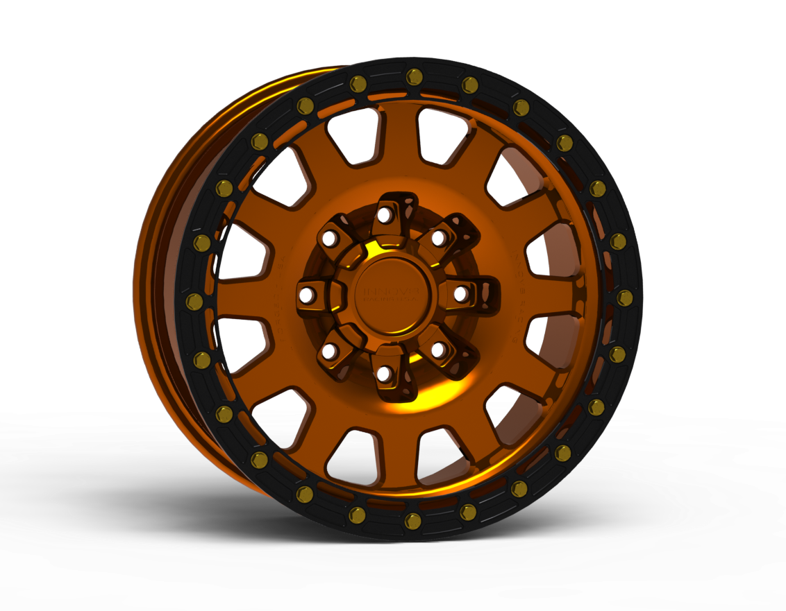 G900 Simulated Beadlock Wheel 17x8.5" 8 Lug