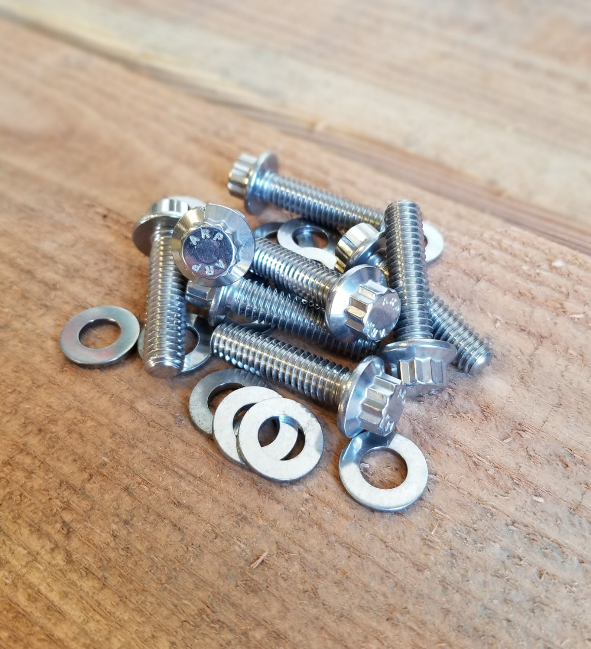 ARP POLISHED 12PT SS BEADLOCK RING BOLT KIT