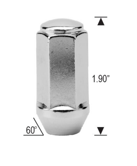 LUG NUT 14x2.0 1.90 LONG 3/4"
