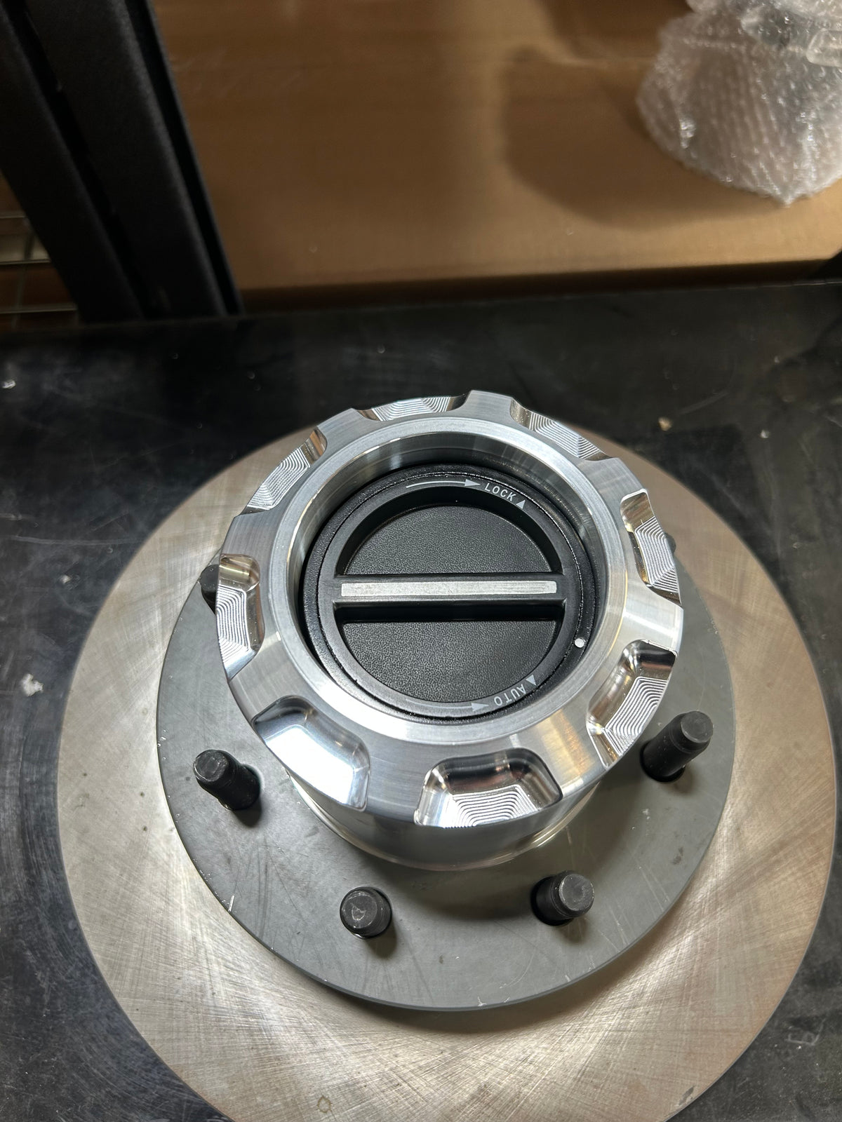 Billet Front Open Center Cap for 1999-2004 Ford Superduty