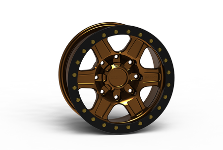 G400 Simulated Beadlock Wheel 17x8.5" 8 Lug