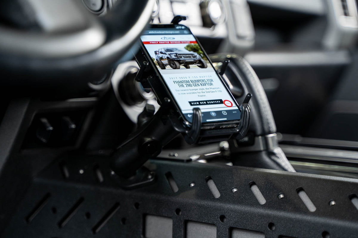 2015-2020 Ford F-150, Raptor Center Console Molle Bridge - Addictive Desert Designs AC1104901NA - view 5