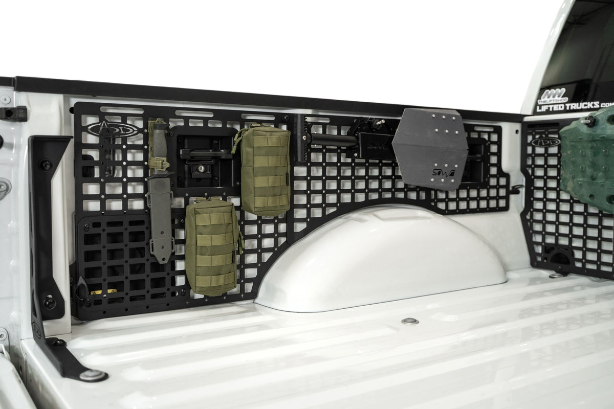 2021+ Ford F-150, F-150 Raptor 66 Inch Bed Side Molle Panels Driver Full Set - Addictive Desert Designs AC1903201NA - view 9