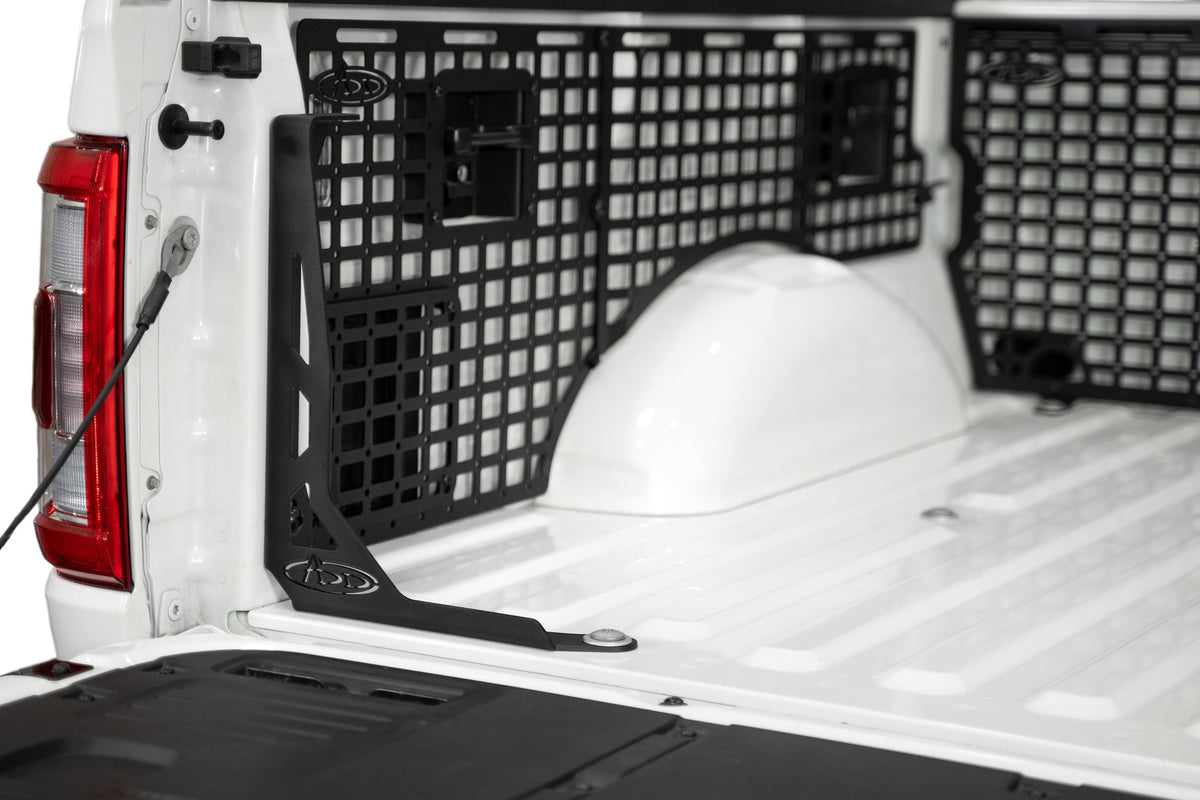 2021+ Ford F-150, F-150 Raptor 66 Inch Bed Side Molle Passenger Side Center Only In Hammer Black - Addictive Desert Designs AC1904301NA - view 3