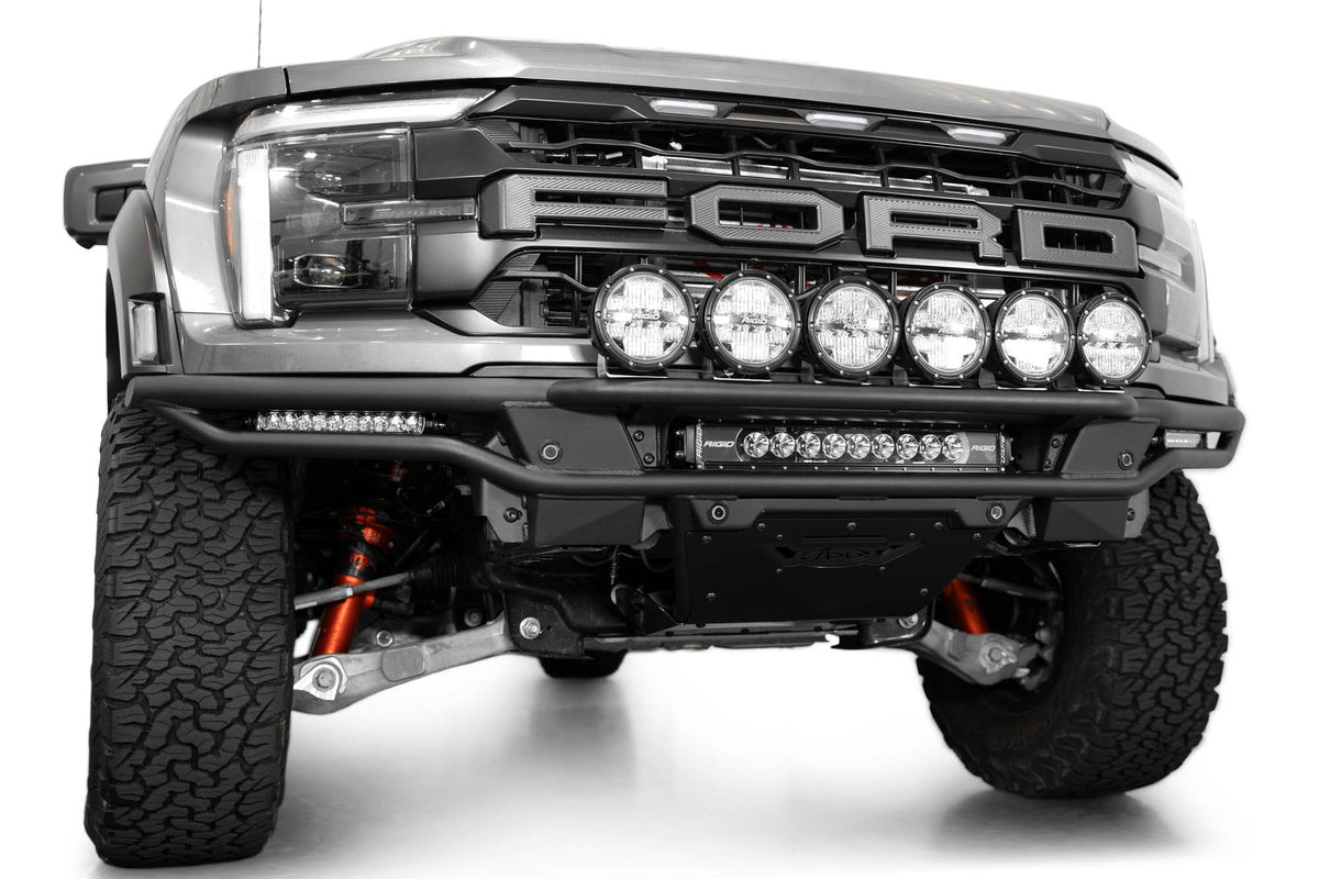 2021+ Ford F-150 Raptor Race Series Front Bumper Light Hoop - Addictive Desert Designs AC2107001NA - view 3